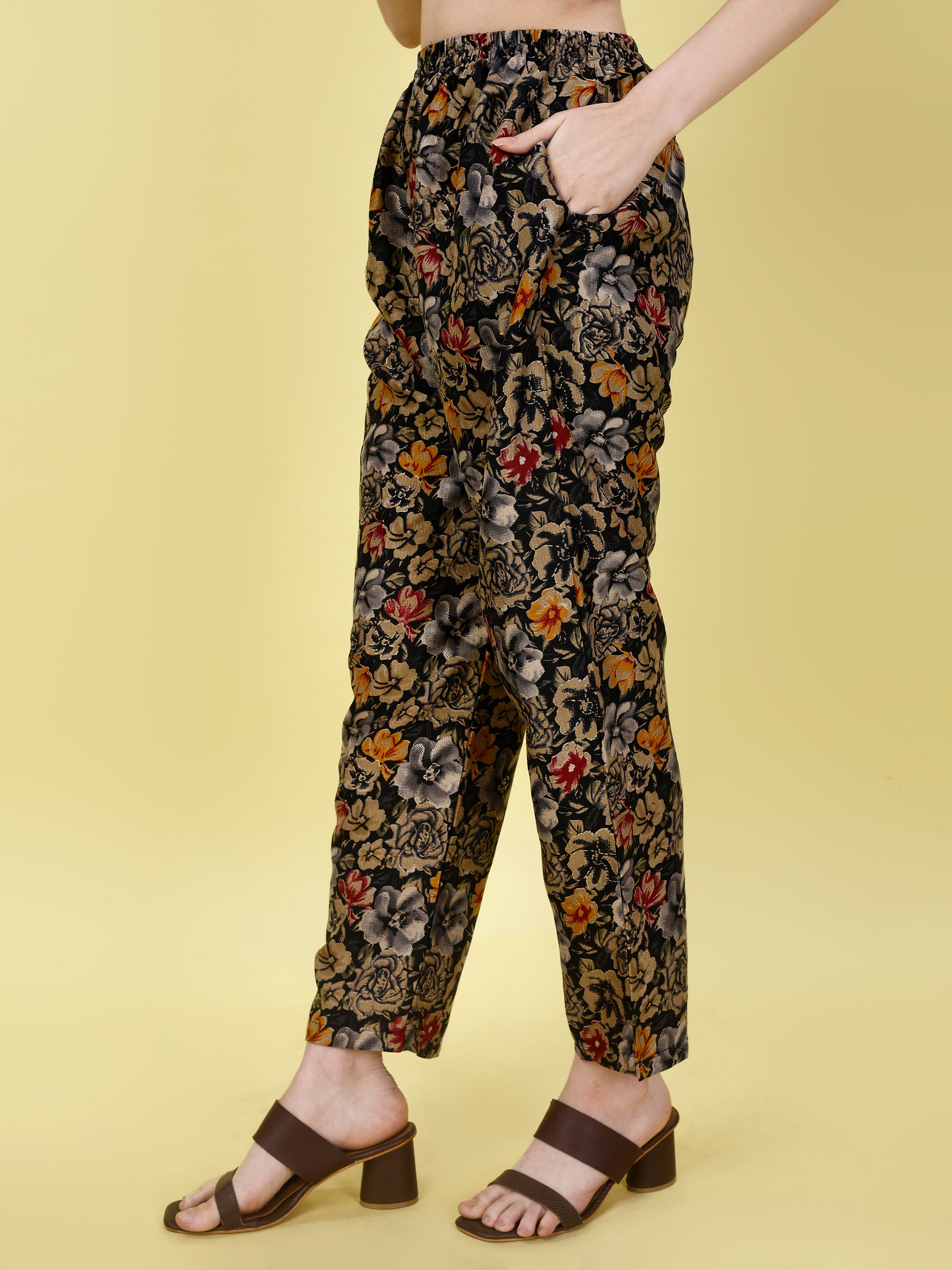 Fumka Women's Floral Printed Rayon Co-Ord Set