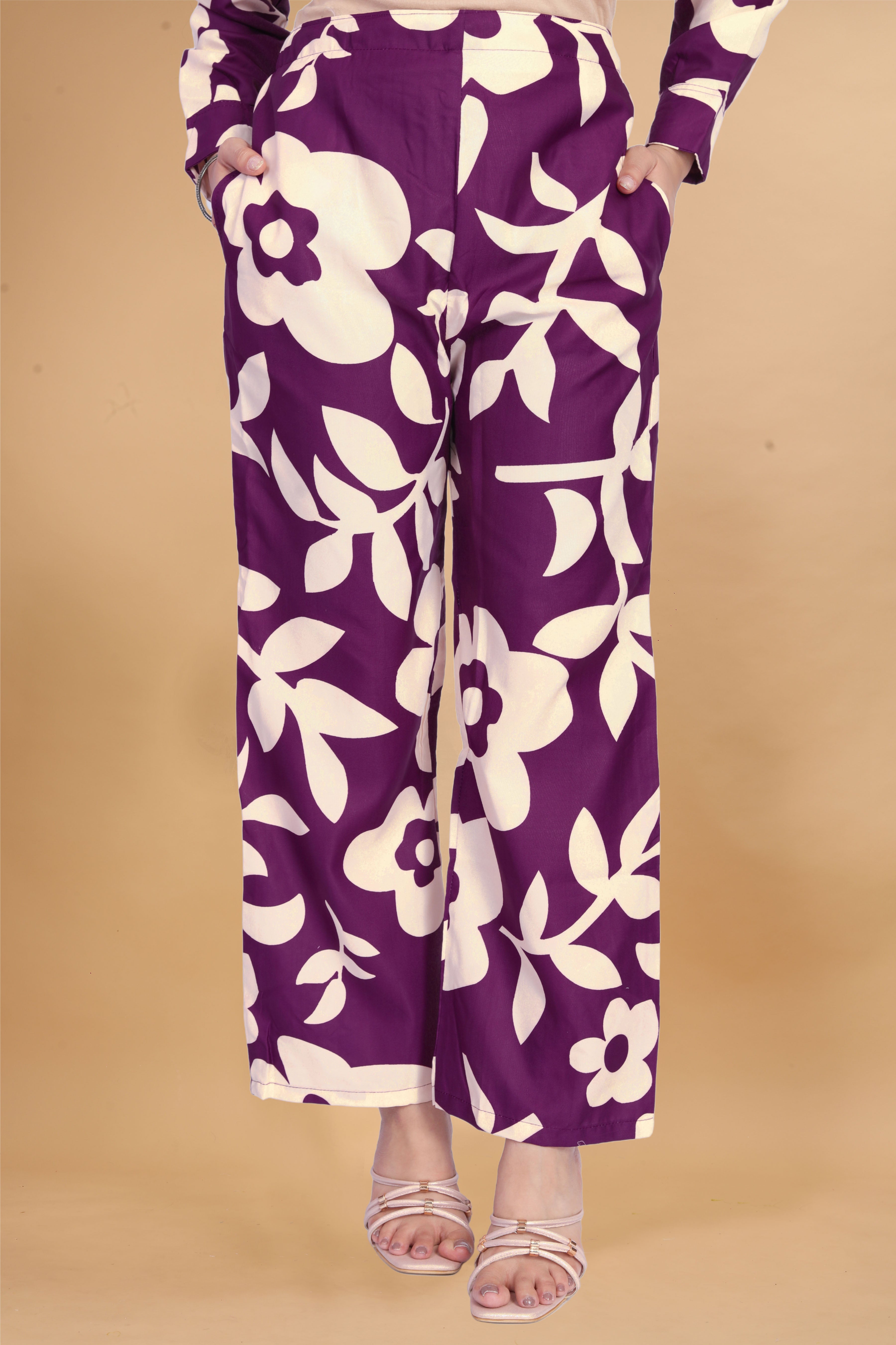 Fumka Women's Floral Printed Rayon Co-Ord Set