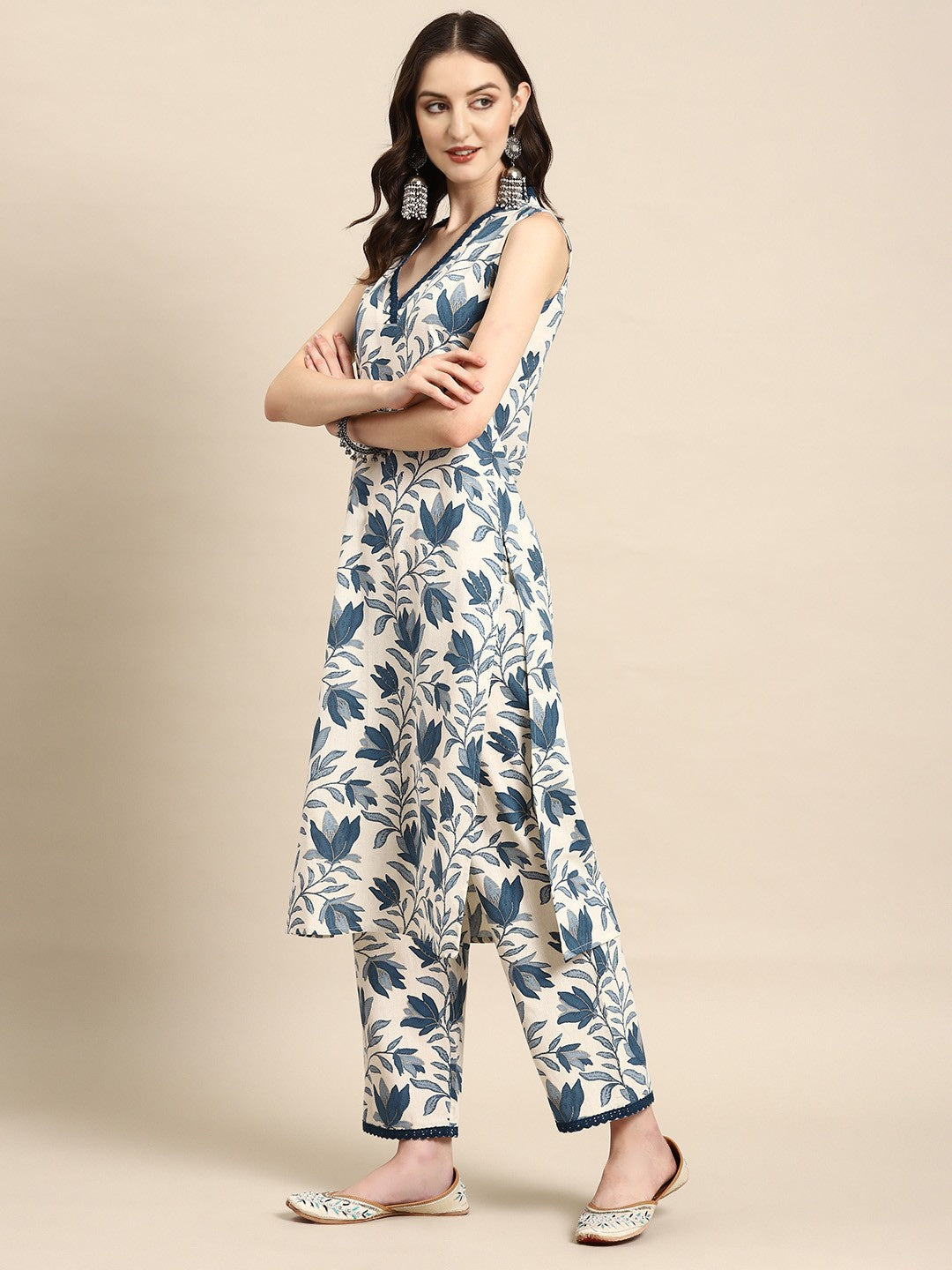 Fumka Women's Floral Printed Rayon Co-Ord Set