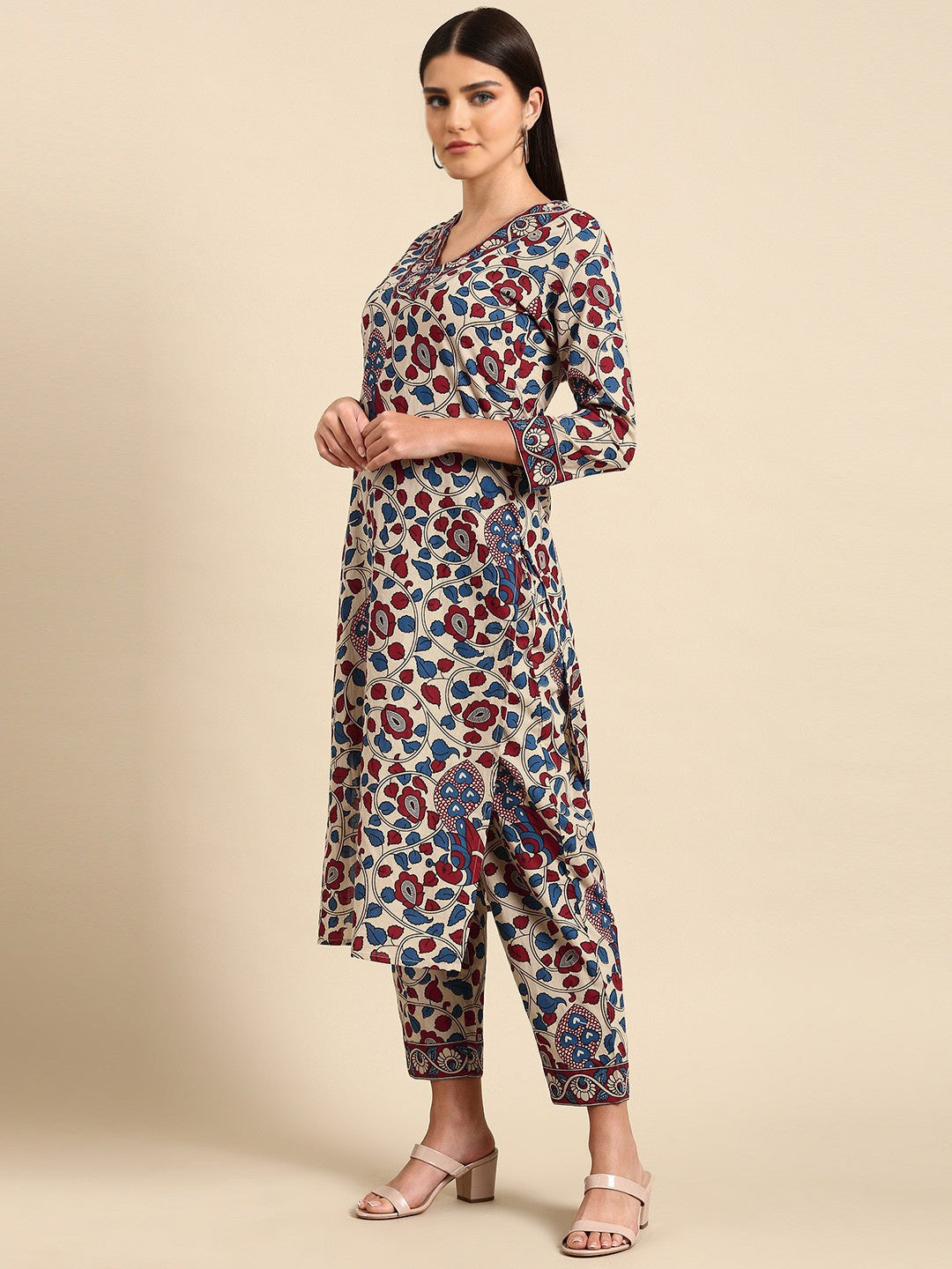 Fumka Women's Floral Printed Rayon Co-Ord Set